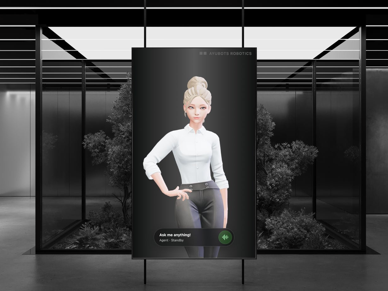 A wall of screens showing AI agents